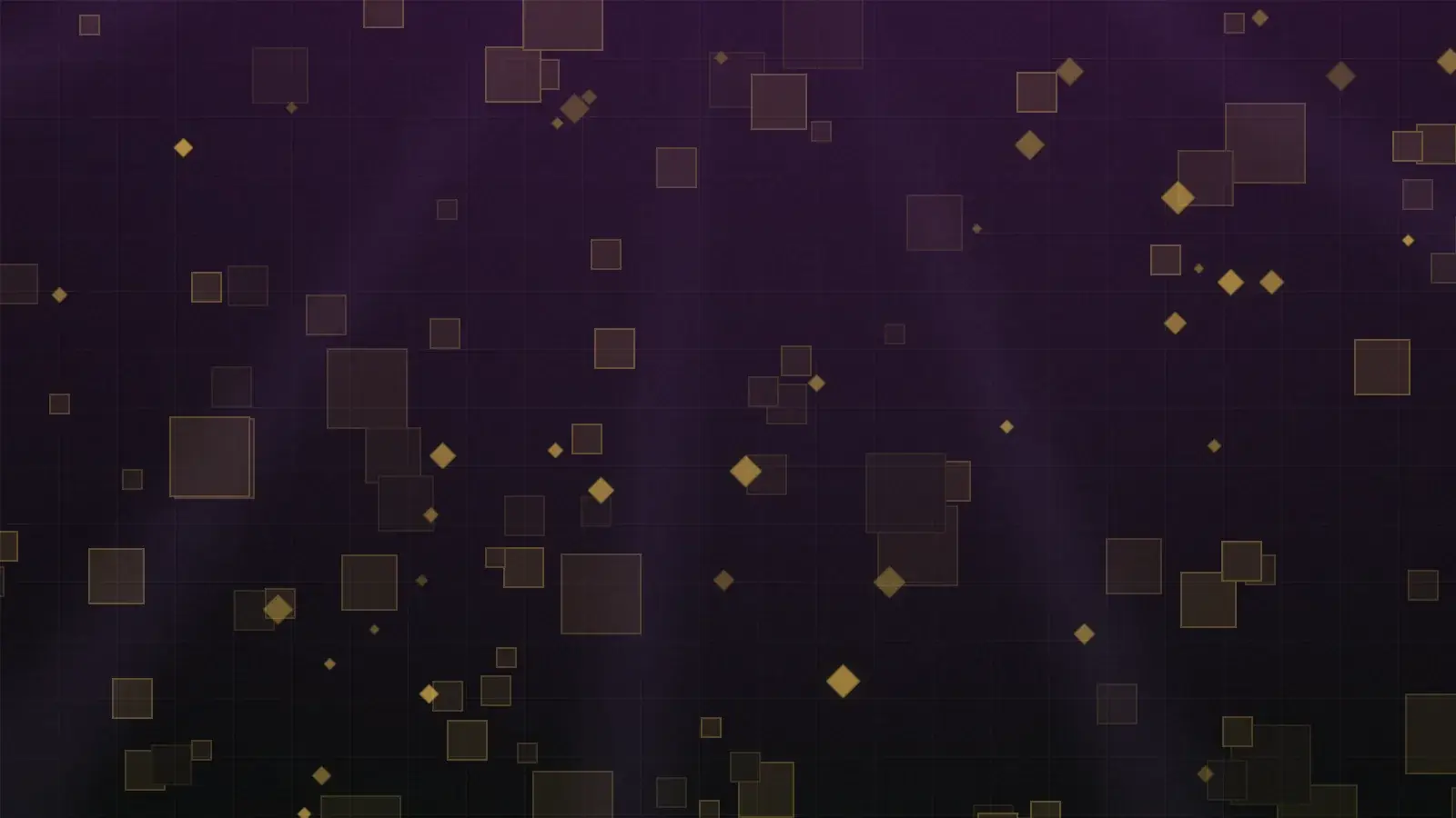 Portail violet et doré entouré de cubes flottants, illustration de l’événement de la Brèche des Cent Clés sur Cocoworld